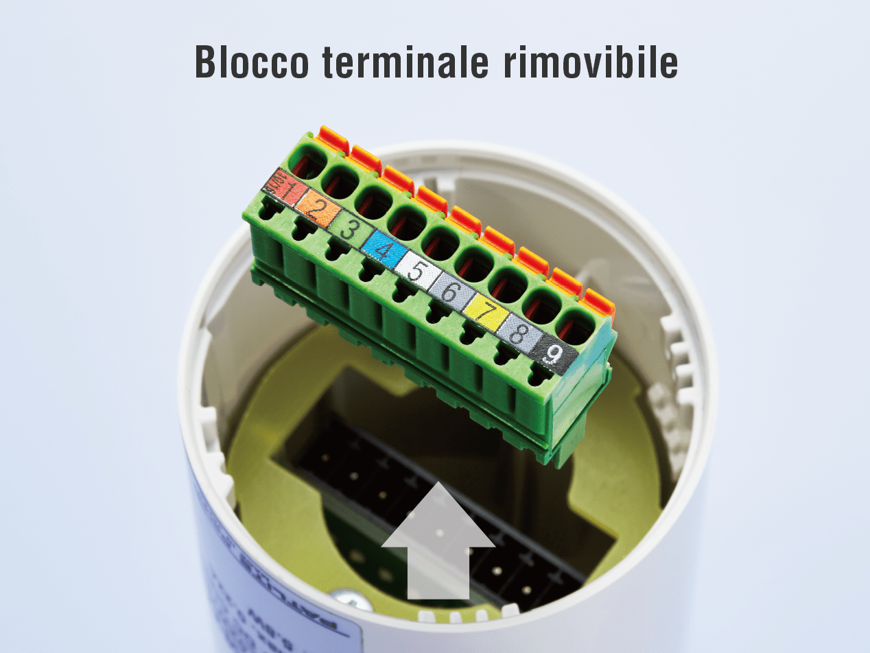 Blocco terminale rimovibile