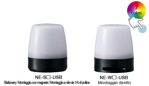 Luci di segnalazione multicolore con controllo USB NE-USB