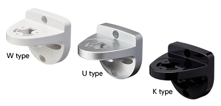 Staffa per montaggio a parete per serie LR4, LR5 SZK-002W/U/K