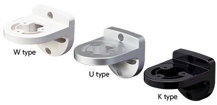 Staffa per montaggio a parete per serie LR6, LR7 SZK-003W/U/K