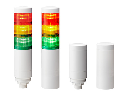 Torrette di Segnalazione LED Φ60mm con Connettore M12 e Classificazione IP67/IP69K LR6+FB295