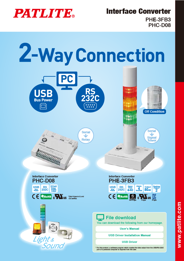 Dispositivi con Convertitore di Interfaccia<br>USB/RS-232C<br>(inglese)
