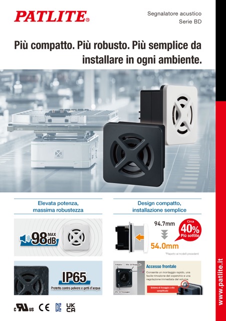 Segnalatore acustico<br>Serie BD
