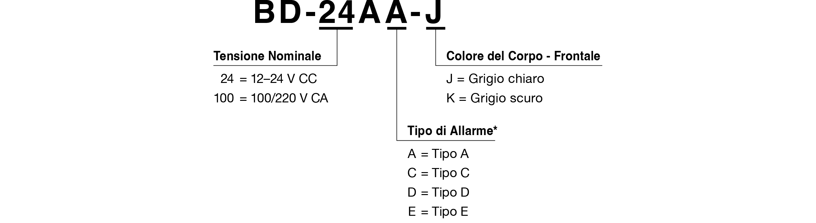 Codice Modello