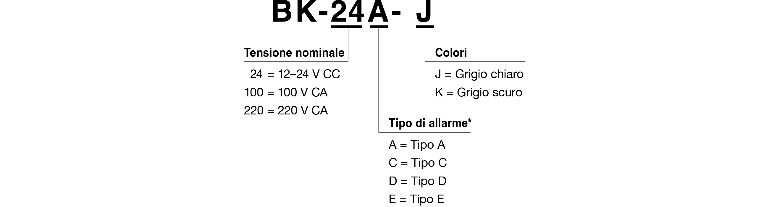 Codice Modello