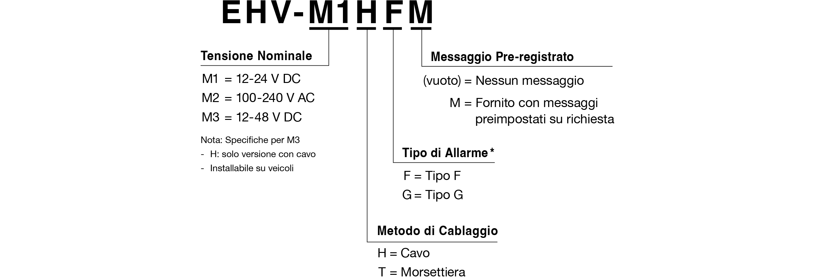 Codice Modello