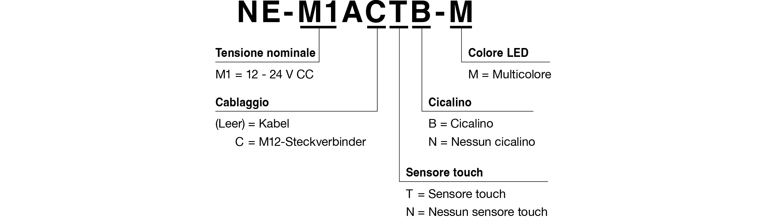Codice Modello