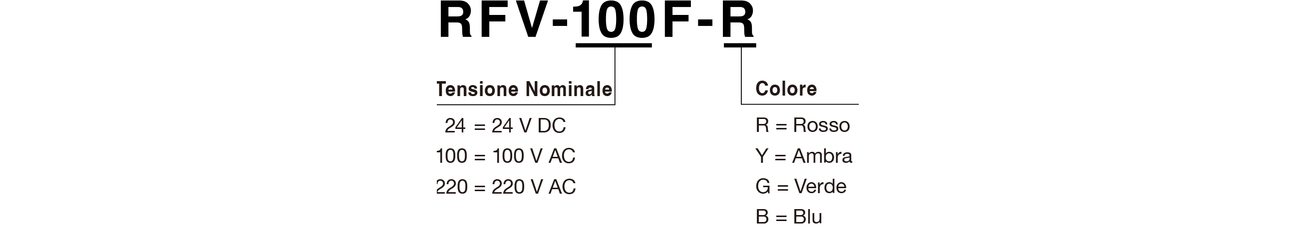 Codice Modello