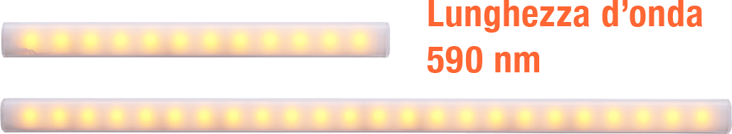 CLA-02 Ambra con spettro a picco 590 nm